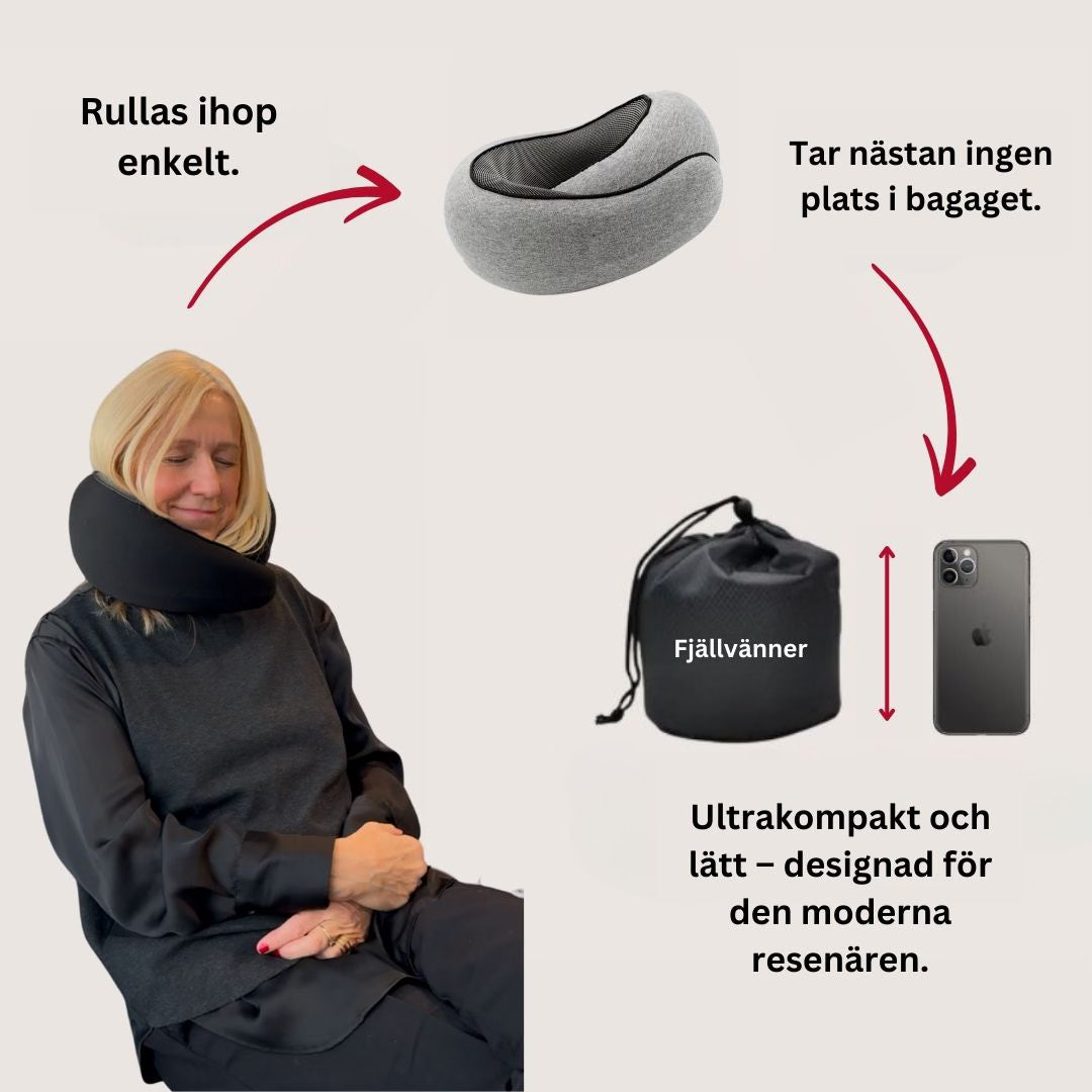 Fjällvänner nackkudde